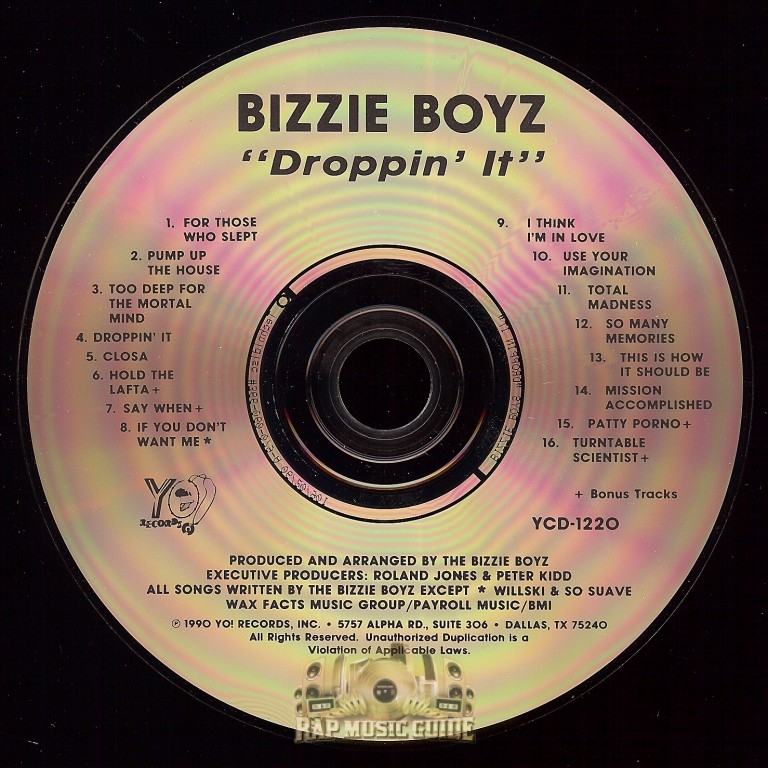 Bizzie Boyz - Droppin' It!: CD | Rap Music Guide